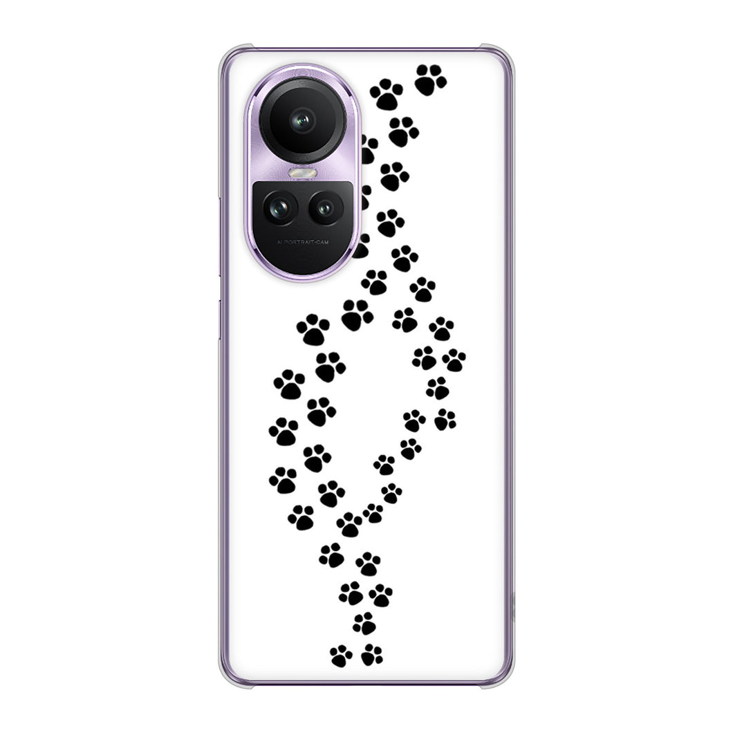 OPPO Reno10 Pro 5G A302OP SoftBank 066 あしあと ハードケース 背面印刷