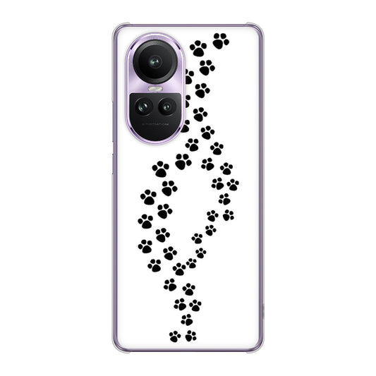 OPPO Reno10 Pro 5G A302OP SoftBank 066 あしあと ハードケース 背面印刷