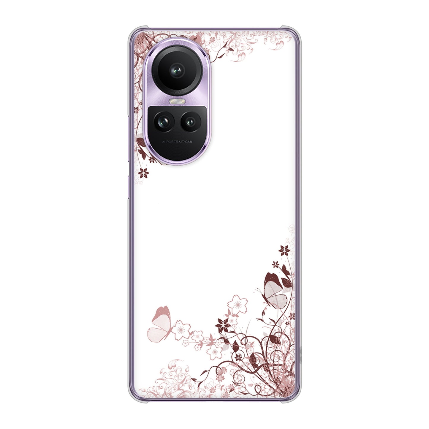 OPPO Reno10 Pro 5G A302OP SoftBank バタフライ ハードケース 背面印刷