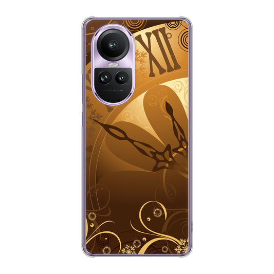 OPPO Reno10 Pro 5G A302OP SoftBank 185 時を刻む針 ハードケース 背面印刷