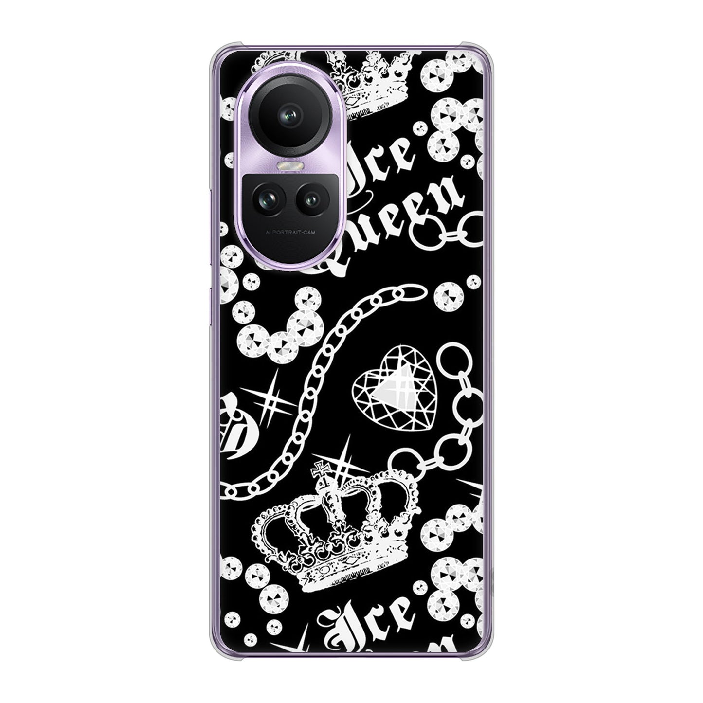 OPPO Reno10 Pro 5G A302OP SoftBank 187 ゴージャス クラウン ハードケース 背面印刷