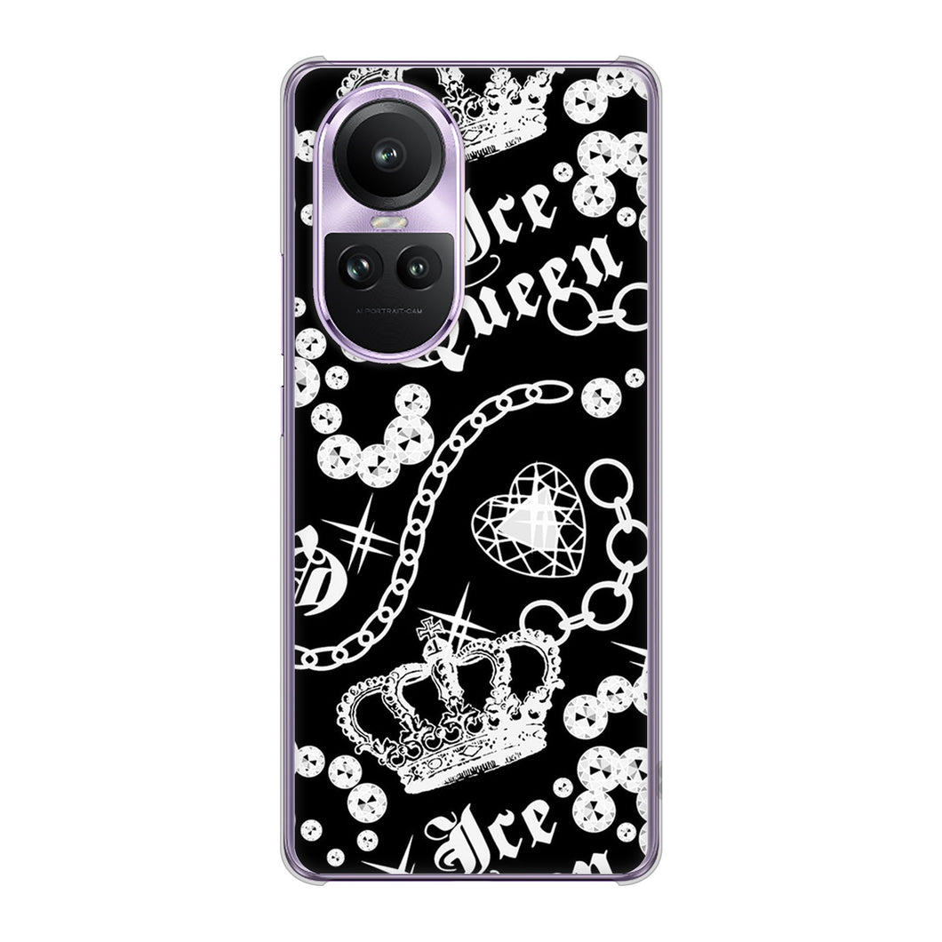 OPPO Reno10 Pro 5G A302OP SoftBank 187 ゴージャス クラウン ハードケース 背面印刷