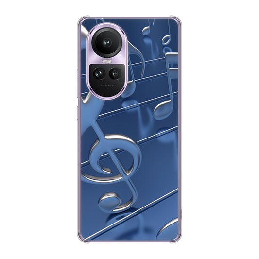 OPPO Reno10 Pro 5G A302OP SoftBank 音符 ハードケース 背面印刷