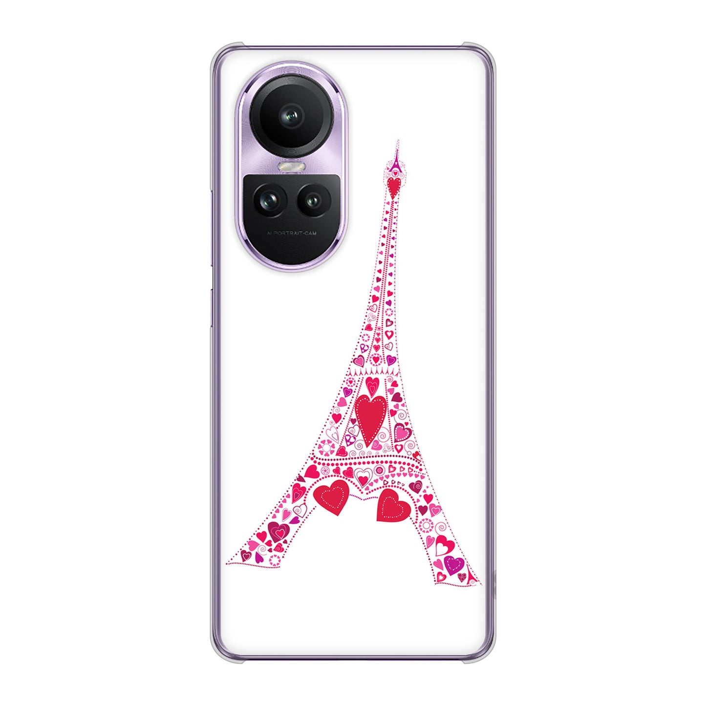 OPPO Reno10 Pro 5G A302OP SoftBank LOVE フランス ハードケース 背面印刷
