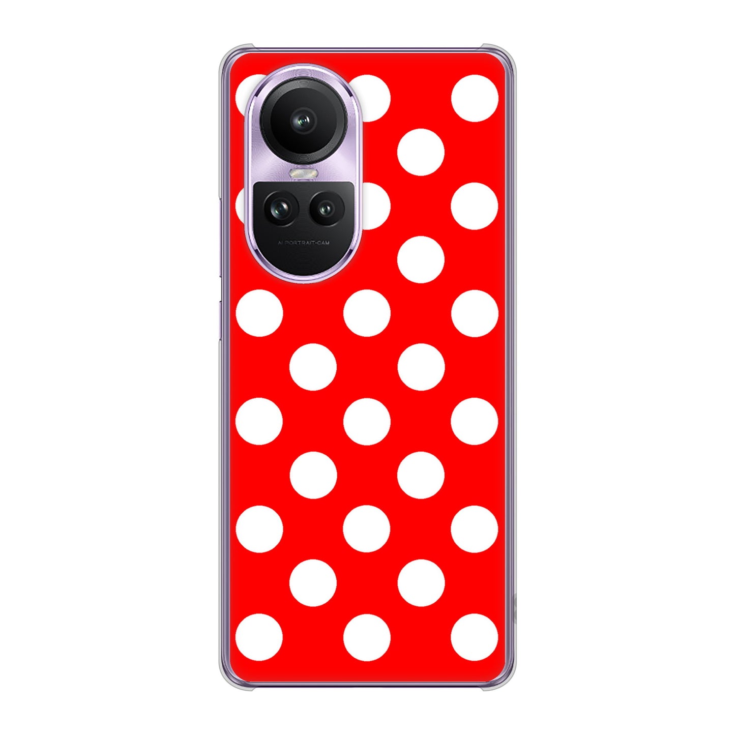 OPPO Reno10 Pro 5G A302OP SoftBank シンプル柄（水玉） ハードケース 背面印刷
