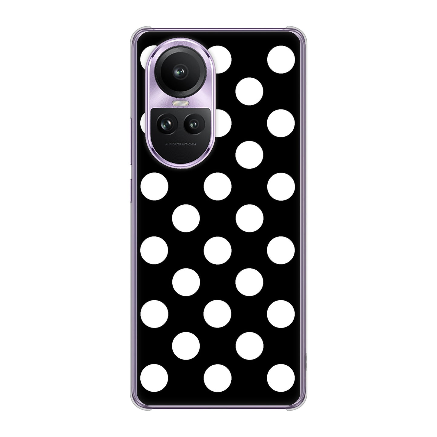 OPPO Reno10 Pro 5G A302OP SoftBank シンプル柄（水玉） ハードケース 背面印刷