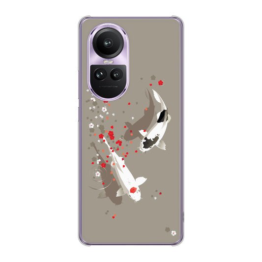 OPPO Reno10 Pro 5G A302OP SoftBank 367 よりそう鯉 ハードケース 背面印刷