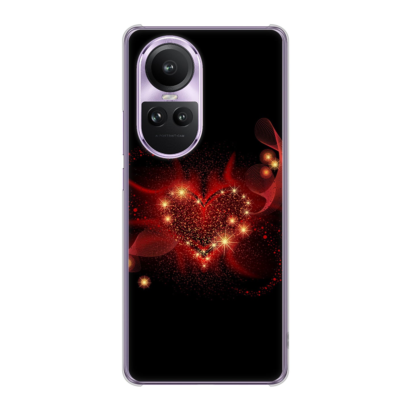 OPPO Reno10 Pro 5G A302OP SoftBank きらめきハート ハードケース 背面印刷