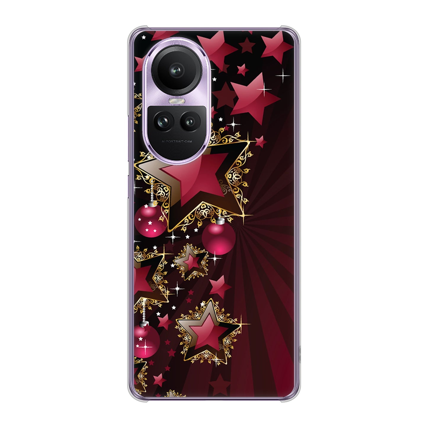 OPPO Reno10 Pro 5G A302OP SoftBank 434 星の壁 ハードケース 背面印刷