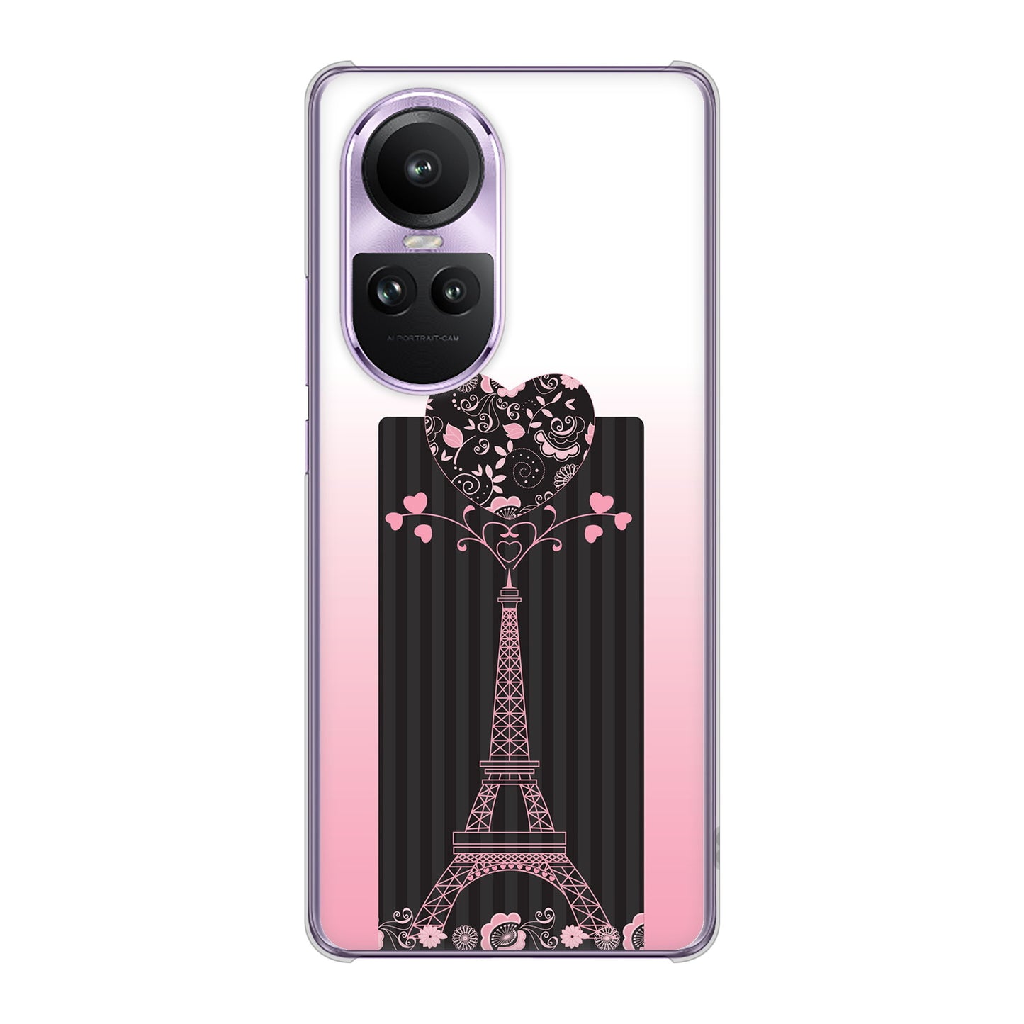 OPPO Reno10 Pro 5G A302OP SoftBank LOVE フランス ハードケース 背面印刷