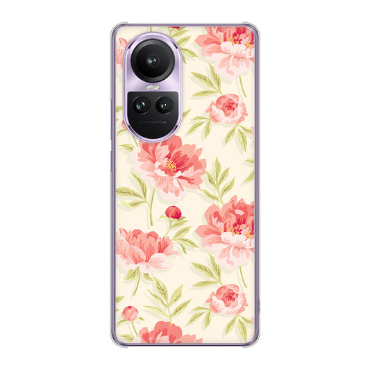 OPPO Reno10 Pro 5G A302OP SoftBank 北欧の小花 ハードケース 背面印刷