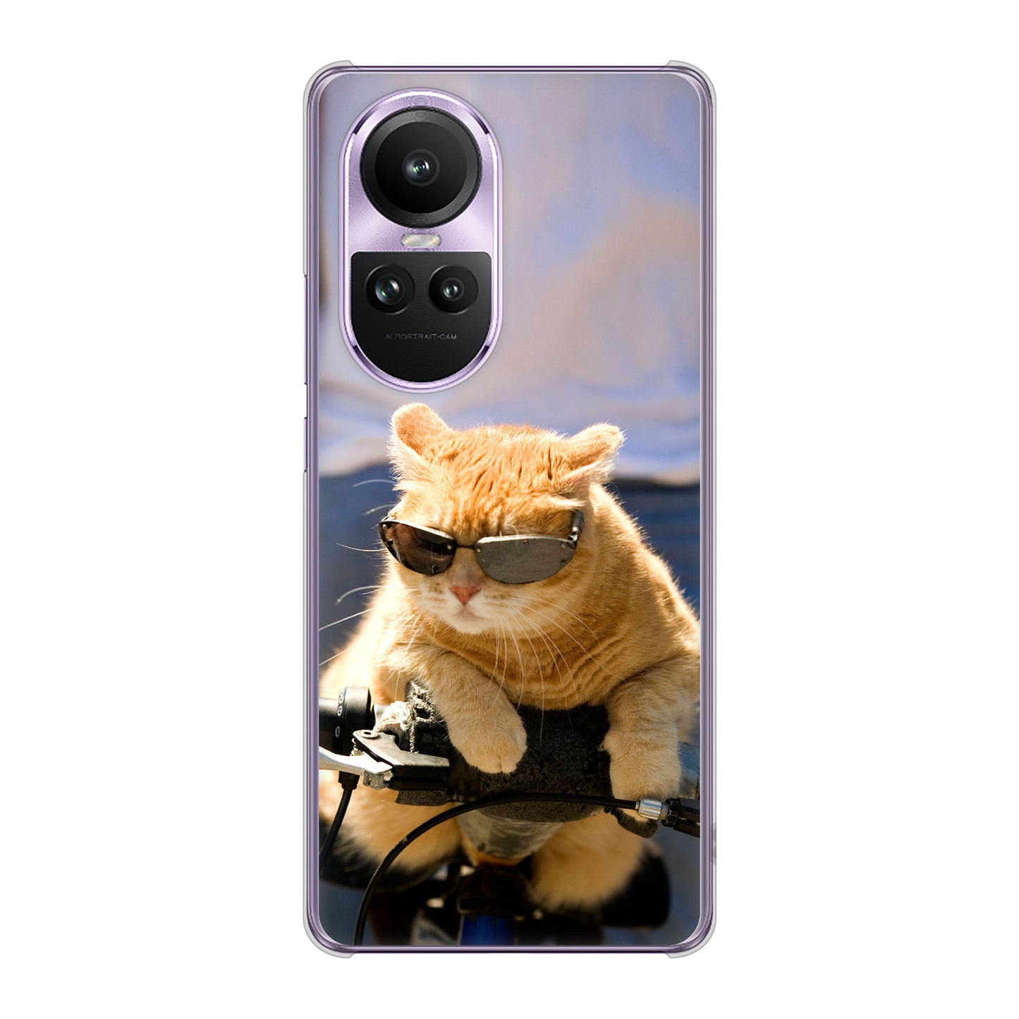 OPPO Reno10 Pro 5G A302OP SoftBank 595 にゃんとサイクル ハードケース 背面印刷