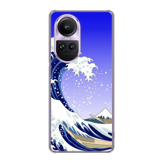 OPPO Reno10 Pro 5G A302OP SoftBank 625 波に富士 ハードケース 背面印刷