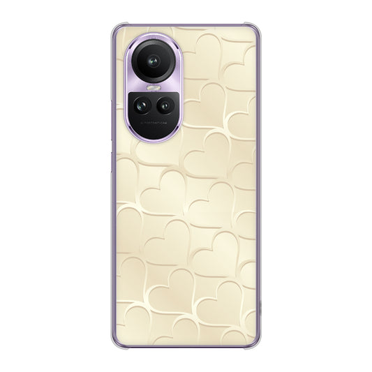 OPPO Reno10 Pro 5G A302OP SoftBank かくれハート ハードケース 背面印刷