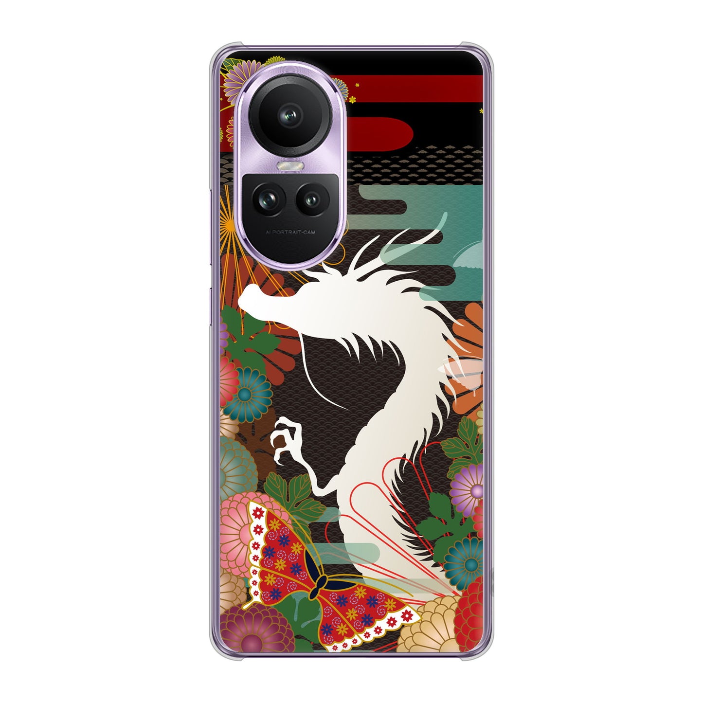 OPPO Reno10 Pro 5G A302OP SoftBank 635 白龍 ハードケース 背面印刷