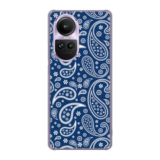 OPPO Reno10 Pro 5G A302OP SoftBank ペイズリー ハードケース 背面印刷