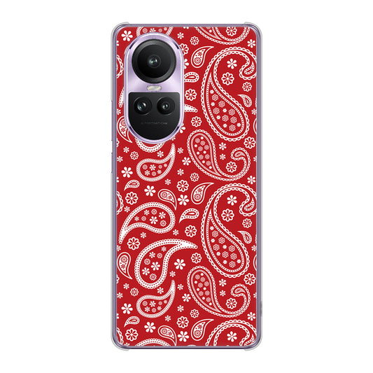 OPPO Reno10 Pro 5G A302OP SoftBank ペイズリー ハードケース 背面印刷