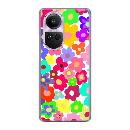 OPPO Reno10 Pro 5G A302OP SoftBank ルーズフラワー ハードケース 背面印刷