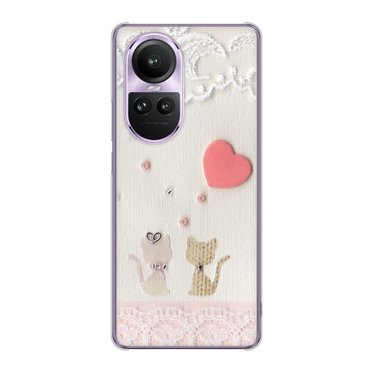 OPPO Reno10 Pro 5G A302OP SoftBank クラフト写真ネコ ハードケース 背面印刷