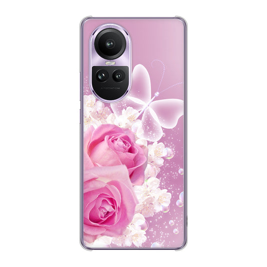 OPPO Reno10 Pro 5G A302OP SoftBank ロマンチックなバラ ハードケース 背面印刷