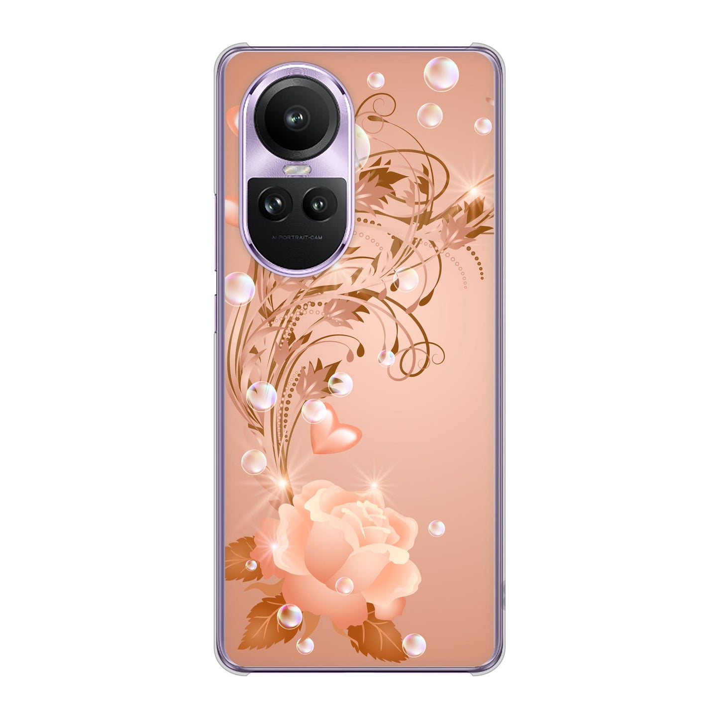 OPPO Reno10 Pro 5G A302OP SoftBank ロマンチックなバラ ハードケース 背面印刷