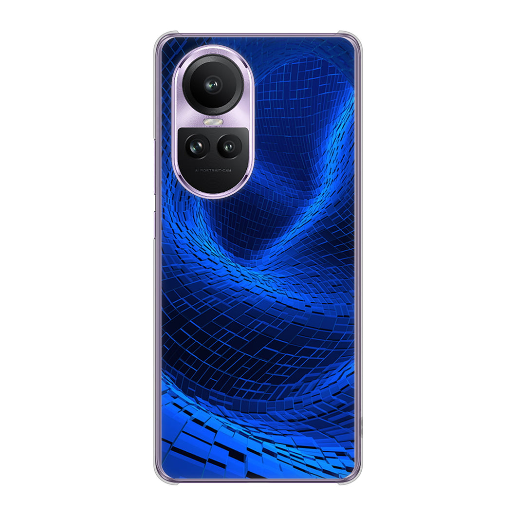 OPPO Reno10 Pro 5G A302OP SoftBank 1302 ワープブルー ハードケース 背面印刷