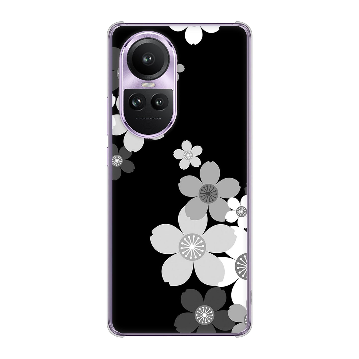 OPPO Reno10 Pro 5G A302OP SoftBank 1334 桜のフレーム ハードケース 背面印刷