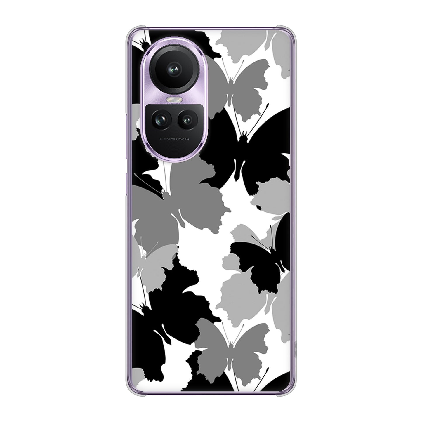 OPPO Reno10 Pro 5G A302OP SoftBank 1336 夜の蝶 ハードケース 背面印刷