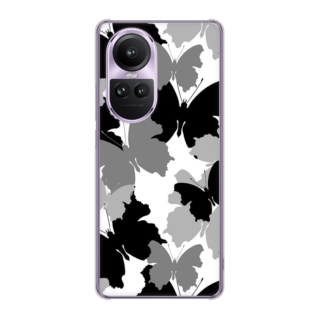 OPPO Reno10 Pro 5G A302OP SoftBank 1336 夜の蝶 ハードケース 背面印刷