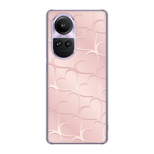 OPPO Reno10 Pro 5G A302OP SoftBank かくれハート ハードケース 背面印刷