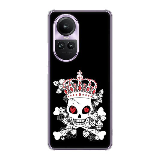 OPPO Reno10 Pro 5G A302OP SoftBank むかいあぐる 苺骸骨王冠蔦 ハードケース 背面印刷