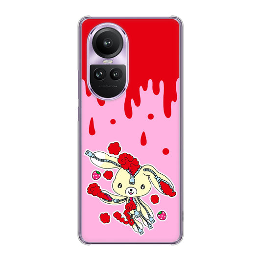 OPPO Reno10 Pro 5G A302OP SoftBank むかいあぐる ジッパーうさぎのジッピョン ハードケース 背面印刷
