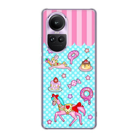 OPPO Reno10 Pro 5G A302OP SoftBank むかいあぐる メリーゴーランド ハードケース 背面印刷