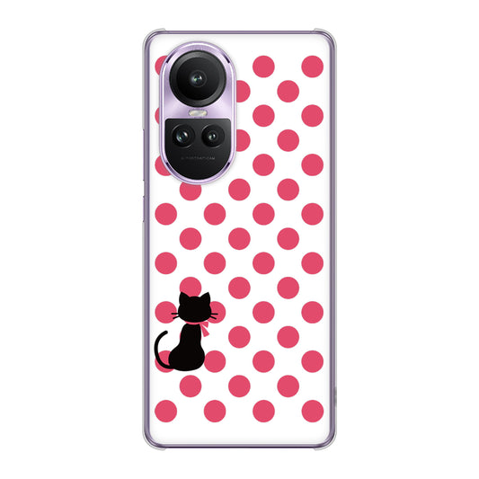 OPPO Reno10 Pro 5G A302OP SoftBank ネコとシンプルミルキー ハードケース 背面印刷