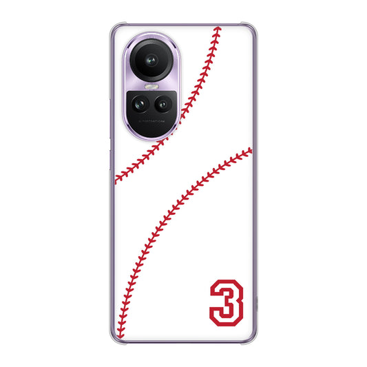 OPPO Reno10 Pro 5G A302OP SoftBank baseball ハードケース 背面印刷