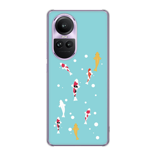 OPPO Reno10 Pro 5G A302OP SoftBank KG800 コイの遊泳 ハードケース 背面印刷
