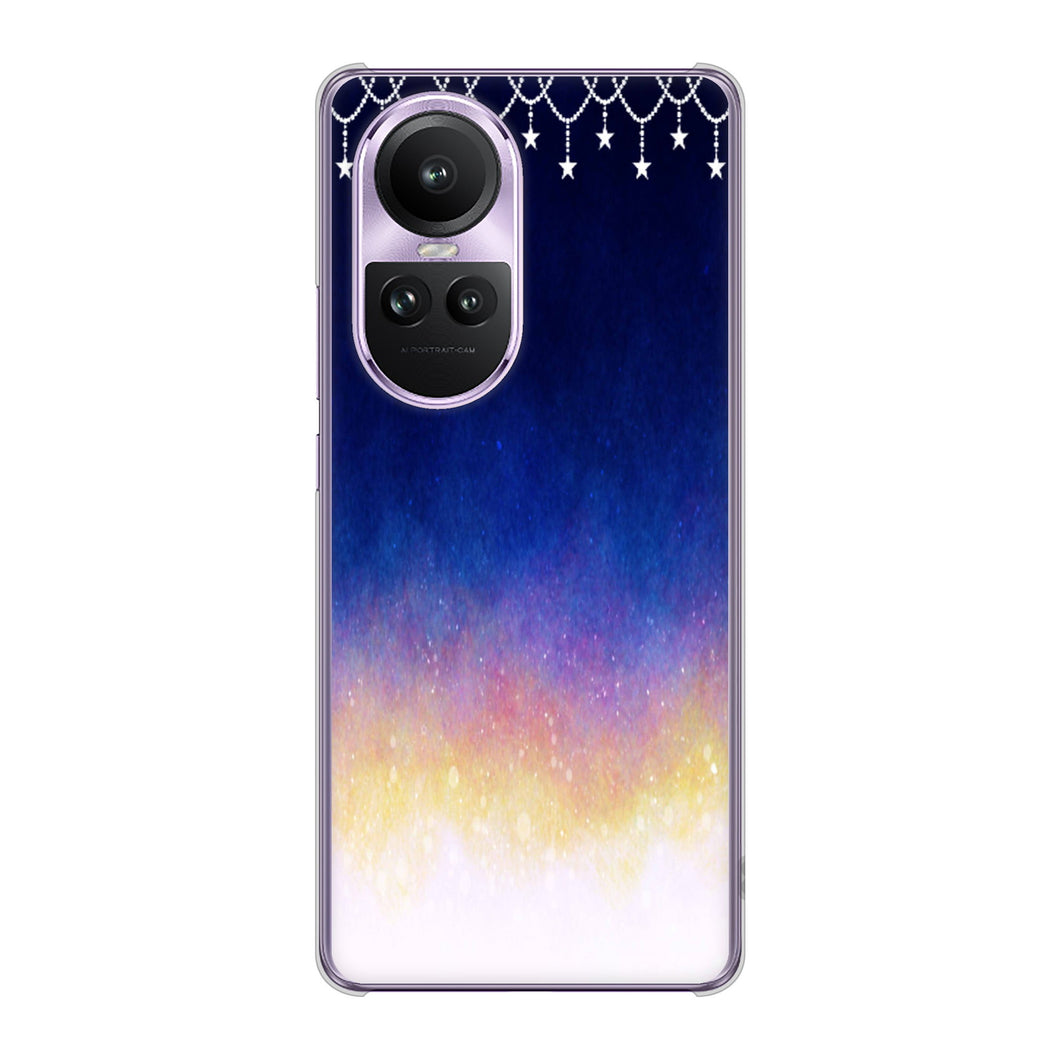 OPPO Reno10 Pro 5G A302OP SoftBank MI803 冬の夜空 ハードケース 背面印刷