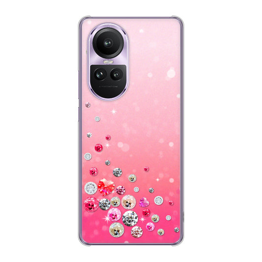 OPPO Reno10 Pro 5G A302OP SoftBank スワロデコ風プリント ハードケース 背面印刷
