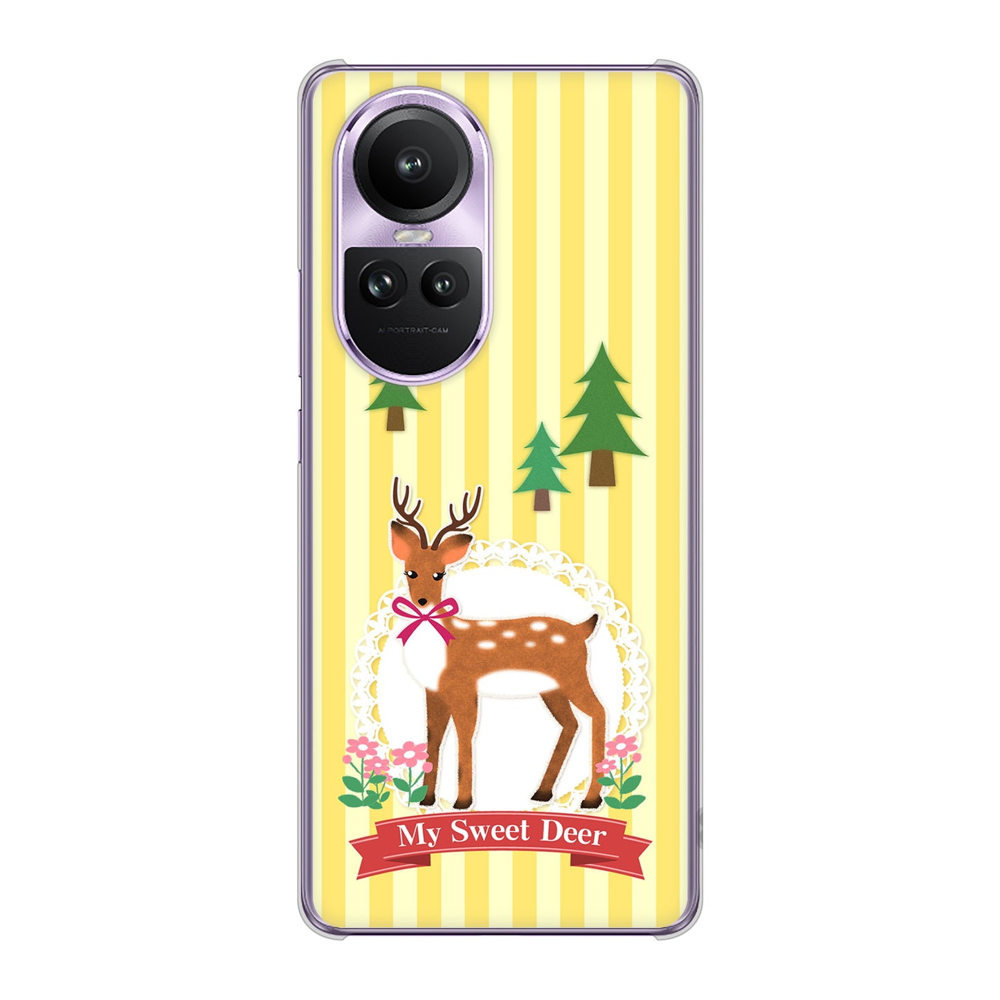 OPPO Reno10 Pro 5G A302OP SoftBank SC826 森の鹿 ハードケース 背面印刷