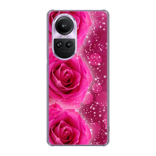 OPPO Reno10 Pro 5G A302OP SoftBank VA815 3連のバラ ハードケース 背面印刷