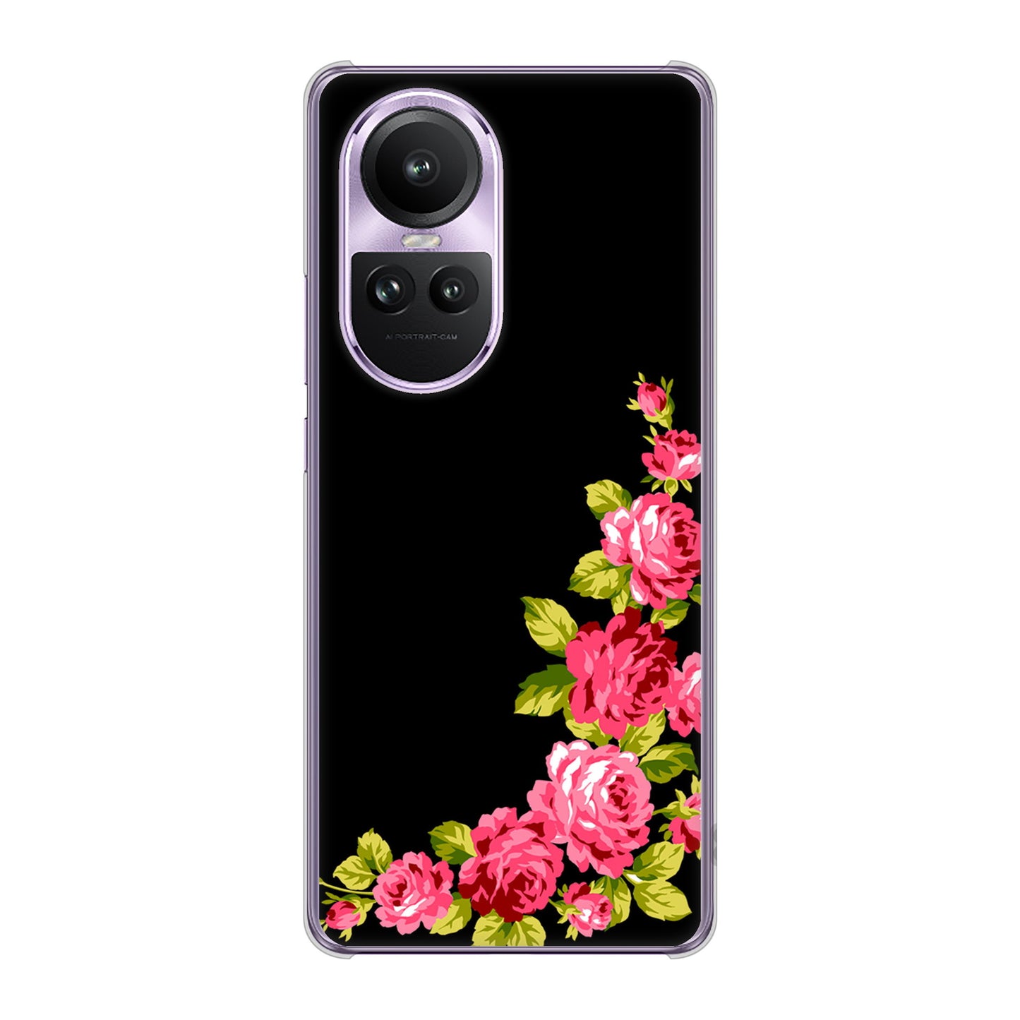 OPPO Reno10 Pro 5G A302OP SoftBank ロマンチックなバラ ハードケース 背面印刷