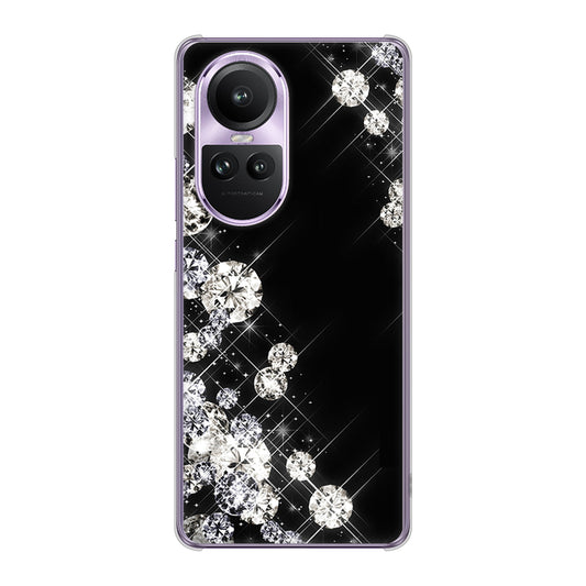 OPPO Reno10 Pro 5G A302OP SoftBank VA871 ダイヤモンドフレーム ハードケース 背面印刷