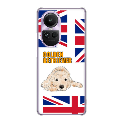 OPPO Reno10 Pro 5G A302OP SoftBank ゴールデンレトリバー ハードケース 背面印刷