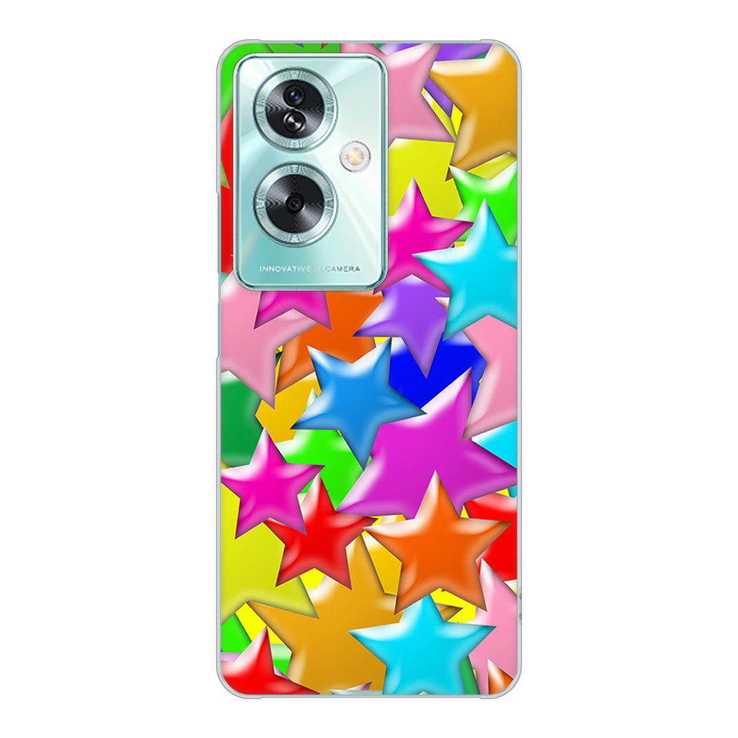 OPPO A79 5G A303OP Y!mobile 1293 ランダムスター ハードケース 背面印刷