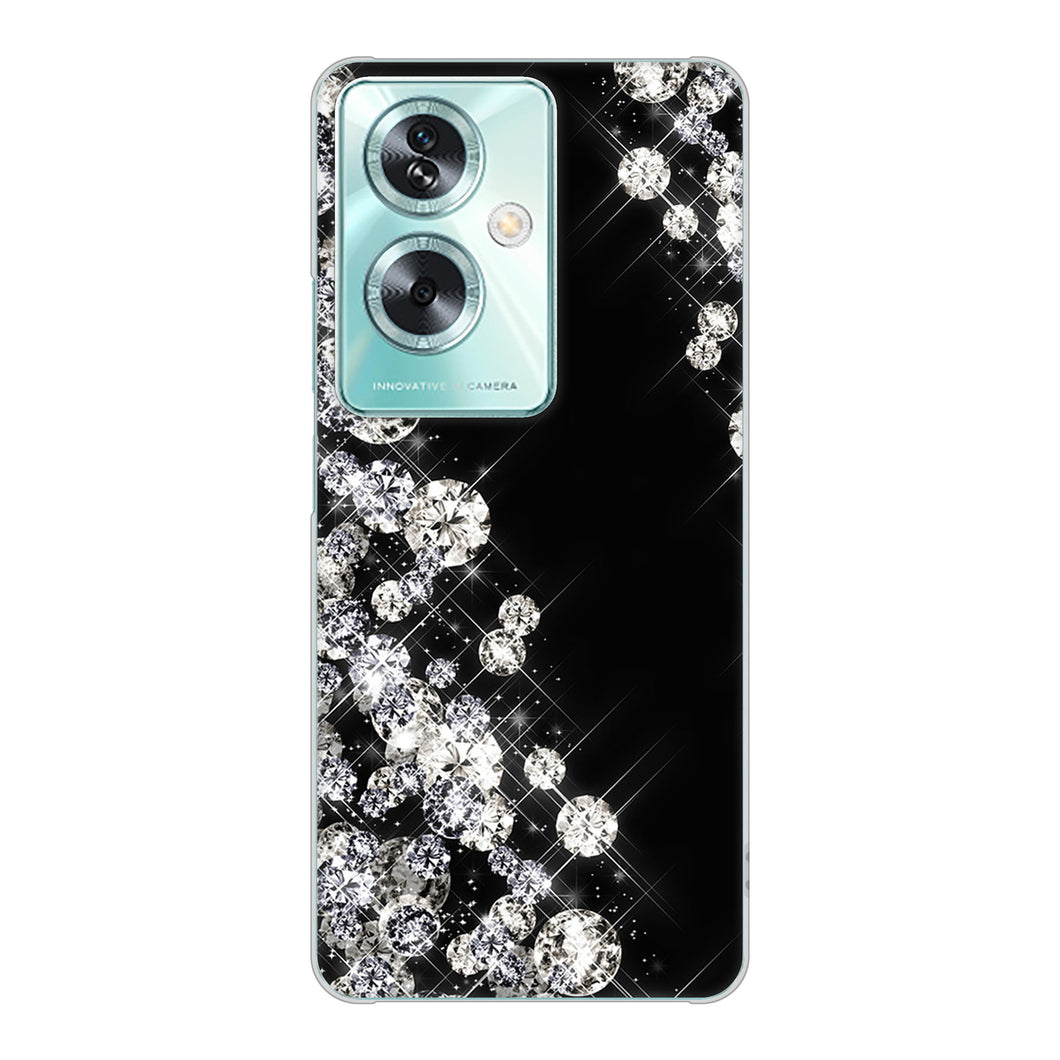 OPPO A79 5G A303OP Y!mobile VA871 ダイヤモンドフレーム ハードケース 背面印刷