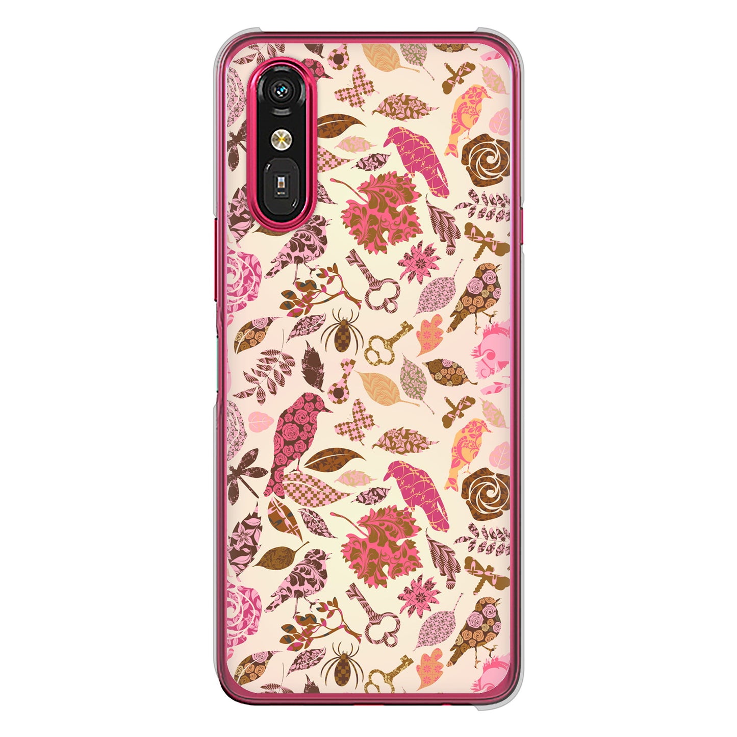 らくらくスマートフォン a A401FC Y!mobile マルチスタイル ハードケース 背面印刷