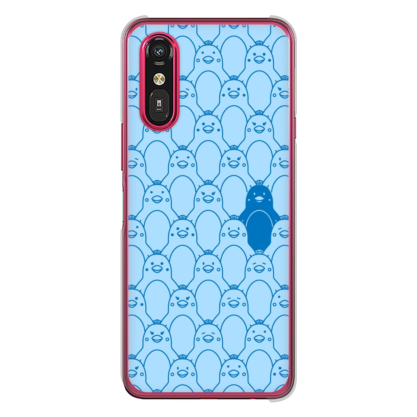 らくらくスマートフォン a A401FC Y!mobile パターンアニマル ハードケース 背面印刷