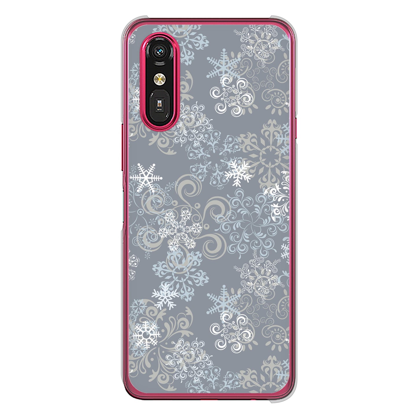 らくらくスマートフォン a A401FC Y!mobile クリスマス ハードケース 背面印刷