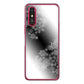 らくらくスマートフォン a A401FC Y!mobile YJ340 モノトーン 雪の結晶 ハードケース 背面印刷