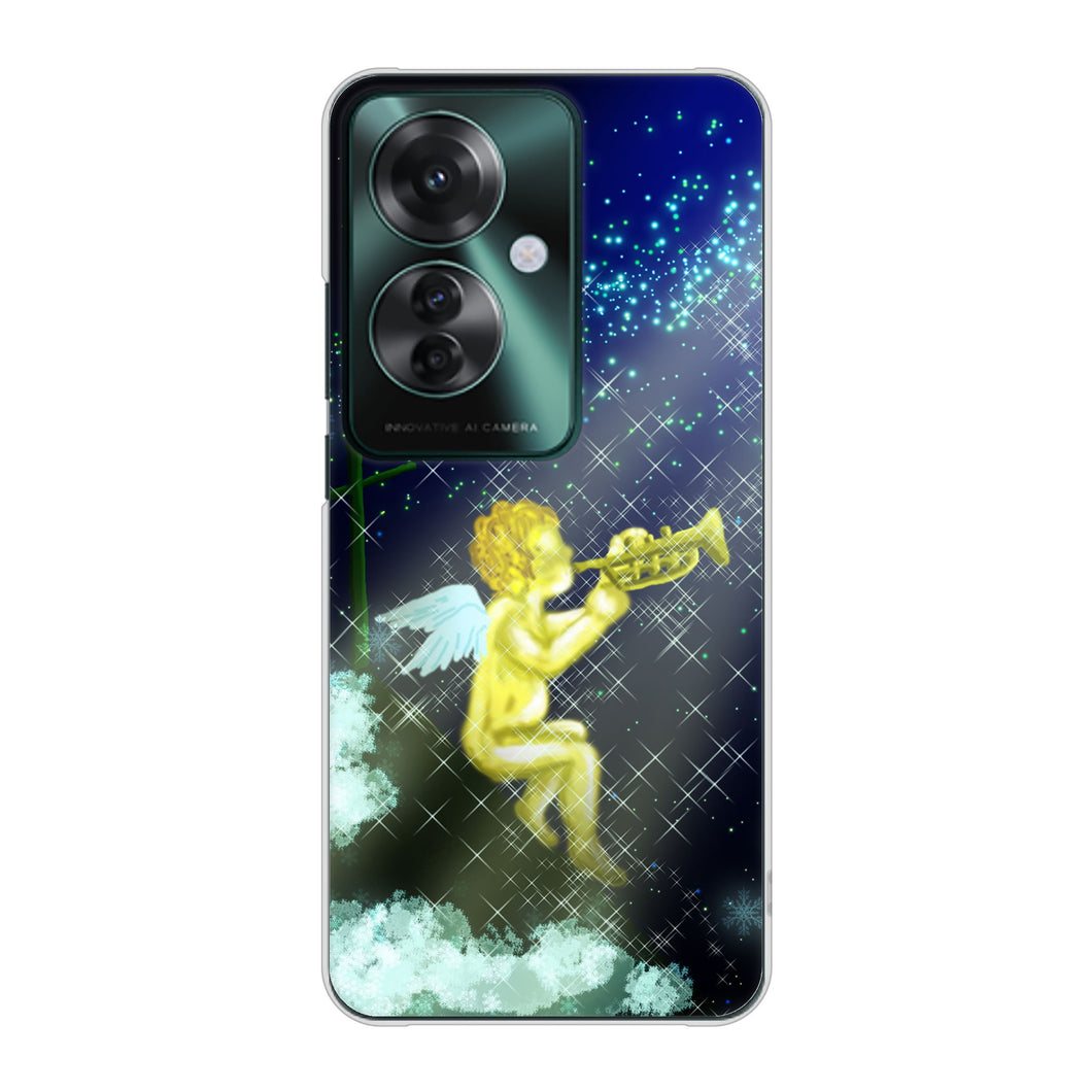 OPPO Reno11 A A401OP Y!mobile 1248 天使の演奏 ハードケース 背面印刷
